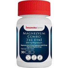 Imuneks Farma Imuneks Magnezyum Combo 3 Lü Etki 30 Tablet
