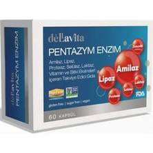Dellavita Pentazym Enzim 60 Kapsül