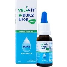 Velavit V D3 K2 Drop Mk7 800 Drops 20 ml