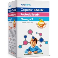 Miraderm Sitikolin, Fosfotidilserin ve Omega-3 Içeren Takviye Edici Gıda 100 ml