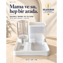 Majo Hazneli Mama ve Su Kabı Ikisi Bir Arada Beyaz 21,5*25*30
