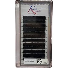 aklow akyoleticaret Çek Bırak C Kıvrım 0.05 mm 11 Numara Kirpik