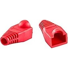 Şanal Kırmızı RJ45 Jack Kılıfı 25'li Paket