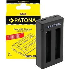 aklow akyoleticaret INSTA360 X3 Uyumlu Ikili USB Şarj Cihazı 1459