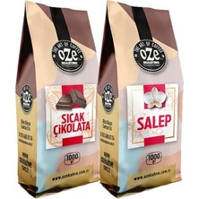 aklow akyoleticaret Ozeline Oze Kahve Fırsat Seti Salep, Sıcak Çikolata 2'li 1000G