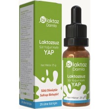 aklow akyoleticaret Laktaz Enzimi Damlası, 25 G; Laktozsuz Süt, Yoğurt ve Kefir Yapımı Için