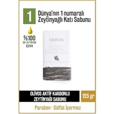 aklow akyoleticaret Doğal Aktif Karbon ve Zeytinyağlı Katı Sabun 125 G