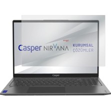 aklow akyoleticaret Casper Nirvana X700 Için Mat Ekran Koruyucu, Yansıma ve Parlama Önleyici, Parmak Izi Bırakmayan, 9h Temperli Nano Cam 15.6 Inç 16:9