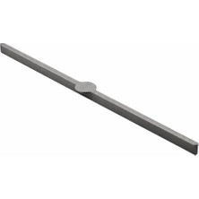 aklow akyoleticaret 800 mm Metal Saral Çizgili Soft Füme Çekmece Dolap Kulp Modern Uzun Yapı Mutfak Gardrop Kulp