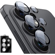 aklow akyoleticaret Samsung Galaxy S26 Ultra ile Uyumlu Otomatik Hizalama Aparatlı Alüminyum Alaşım Çerçeveli ve 9h Sertliğinde Temperli Camlı Lens Koruyucu (Siyah, Galaxy S26 Ultra)