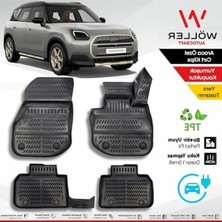 Şanal 3D Havuzlu Paspas, Mini Countryman E Için Özel Tasarım, Elektrikli Araçlar Için Uyumlu