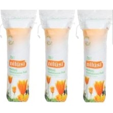 aklow akyoleticaret Makyaj Temizleme Pedi, Disk Pamuk 70'li x 3 Paket