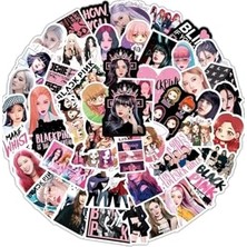 aklow akyoleticaret Blackpink Illüstrasyon Laptop, Notebook ve Tablet Sticker Seti