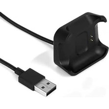aklow akyoleticaret Siyah Xiaomi Redmi Watch ve Mi Watch Lite Uyumlu USB Şarj Kablosu