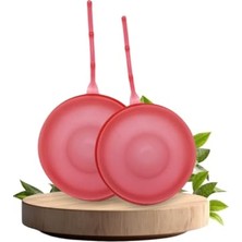 aklow akyoleticaret Adet Diski; S/l Ikili Paket (2 Pcs), Sterilizasyon Kabı Hediyeli, Medikal Silikon, Sıfır Sızıntı, Sıfır Atık (Menstrual Disc, Menstrüel Disk, Regl Diski)