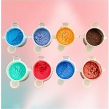 Şanal 8'li Reçine Toz Pigment Boya Seti, Mum ve Beton Boyası