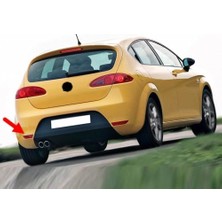 aklow akyoleticaret Arka Tampon Sol Alt Köşe Reflektörü 1P0945105E Seat Leon 2 Fr ile Uyumlu 2006-2009