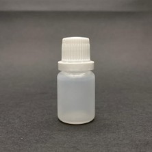 aklow akyoleticaret 10 cc Natürel Plastik Şişe, Kilitli Kapaklı, 10 Ml, 10 Adet