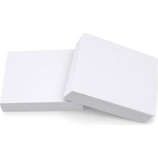 aklow akyoleticaret 7 x 10 cm Boş Not Kartı – 200 G Kalın 1. Hamur Beyaz Kâğıt – Ders Çalışma, Hediye Notu, Paket Içi Teşekkür ve Hatırlatma Kartı, 200 Adet