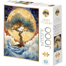 Şanal Dolunay ve Ağaç Temalı 1000 Parça Profesyonel Puzzle