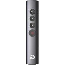 Şanal Hp SS10PRO Kablosuz Sunum Kumandası 2.4g Wireless USB Type-C Alıcı Laser Pointer Şarjlı Batarya Slayt Kontrol Presentation Clicker | SS10PRO
