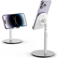 aklow akyoleticaret S1-Iı Ayarlanabilir Telefon ve Tablet Standı, 4''-11'' Ekranlarla Uyumlu, Gri