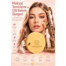 aklow akyoleticaret Doğal Selüloz Yüz Temizleme ve Cilt Bakım Süngeri, Solingen Professional 722081