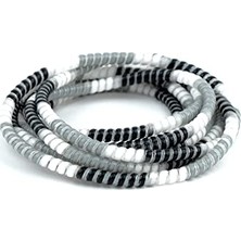 aklow akyoleticaret Şarj Aleti Kablosu Için Urban Marble Spiral Kordon Koruyucu Kılıf, 140 cm