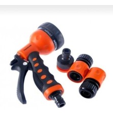 Şanal Otomatik Bahçe Sulama Seti, 4 Fonksiyonlu Tabanca ile 1/2" Bağlantı