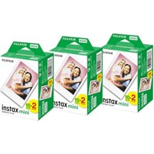 aklow akyoleticaret 16437396 Mini Twin Pack Anında Fotoğraf Filmi, 3'lü Paket, 60 Çekim