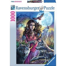 aklow akyoleticaret 1000 Parça Kurtlarla Kadın Puzzle