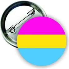 aklow akyoleticaret Pansexual Pride Flag Buton Rozet