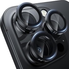 aklow akyoleticaret IPhone 16 Pro Max/iphone 16 Pro Için Kamera Koruması; 9h Sertlik Çizilmeye Dayanıklı Kabarcık Içermez, Hd Sertleştirilmiş Kamera Metal Cam Panzer Koruma Cam Ekran Koruyucu Folyo, Cep Telefonu