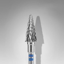 aklow akyoleticaret Sol El Için Çelik Freze Ucu, Konik, Mavi, FT73B060/14