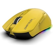 aklow akyoleticaret IMG-328MX Oyuncu Mouse, 7d Programlanabilir Tuş, Rgb Led, 7200 Dpı, Kablosuz Kablolu, Type-C Şarjlı
