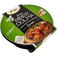 aklow akyoleticaret Zeytinyağlı Sumaklı Kuru Biber Dolması 200 G Ödüllü Hazır Yemek