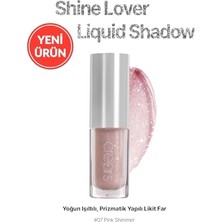 aklow akyoleticaret Yoğun Işıltılı Prizmatik Yapılı Likit Far Shine Lover Liquid Shadow 07 Pink Shimmer