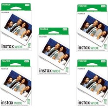 aklow akyoleticaret Instax Wide Instant Folyo Fuji Instax Wide 210 200 100 300 Için 5 Adet
