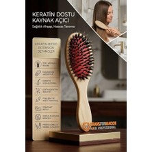 aklow akyoleticaret Keratin Mikro Kaynak Saç Açma Fırçası, Sağlıklı Ahşap, 721412