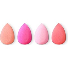 aklow akyoleticaret Mini Hassas Blender Kiti Fondöten ve Kapatıcı Için Mini Süngerler, 4 Parça