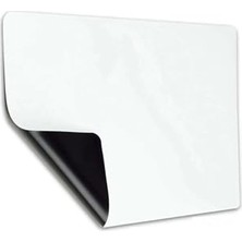 aklow akyoleticaret Mıknatıslı Manyetik Magnet Beyaz Tahta 30 cm x 30 cm Katlanabilir Silinebilir Yazı Tahtası + Kalem