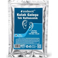 aklow akyoleticaret Kulak Galoşu Tek Kullanımlık 100 Adet, Su Geçirmez Kulak Koruyucu, Banyo ve Duş Için