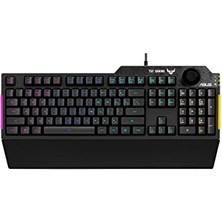 aklow akyoleticaret Tuf Gaming K1 Rgb Mekanik Hisli Kablolu Gaming Oyuncu Klavyesi