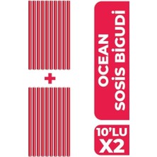 aklow akyoleticaret Sosis Bigudi 2'li Set [10'lu Büyük]