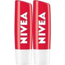 aklow akyoleticaret Fruity Shine Çilek Dudak Koruyucu x 2 Avantajlı Paket