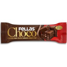 aklow akyoleticaret Çikolata Kaplı Meyve Bar Duble Kakaolu (35 G) x 12 Adet