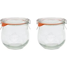 Şanal 370 ml Cam Kavanoz, 2'li Set, Çok Amaçlı Kullanım