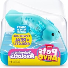 Şanal Rastgele Renkli Yüzme Axolotl Oyuncak Serisi
