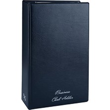 aklow akyoleticaret Kartvizit Albümü 4 Sıralı 400 Kartlık 16,5X26,5 Cm. Lacivert