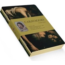 aklow akyoleticaret Defter; Caravaggio 4'lü Seti 2, Scream Series, Çizgisiz, 64 Sayfa, 14X21 cm